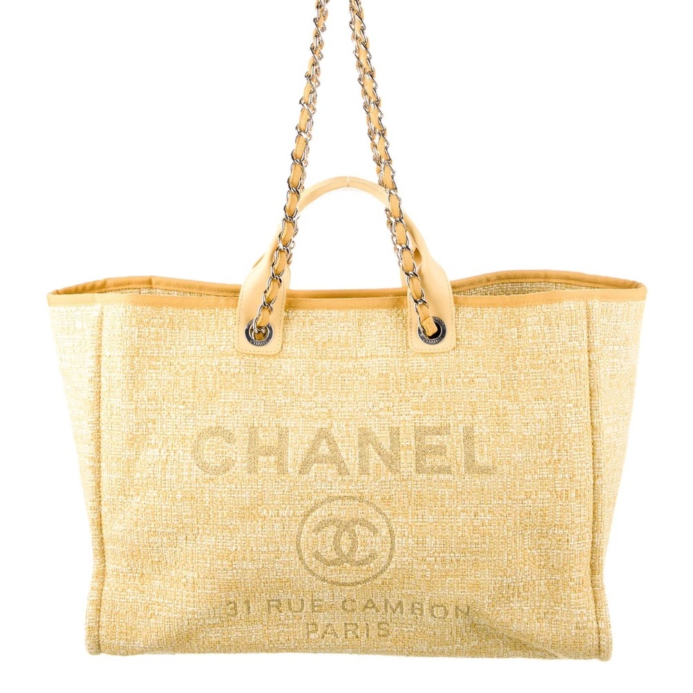 Chanel Deauville Tote Raffia